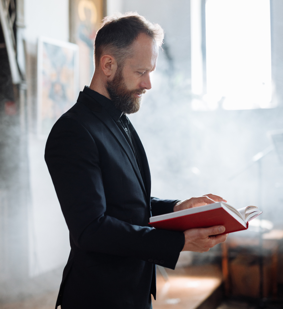 Priest preaching - Doctor of ministry