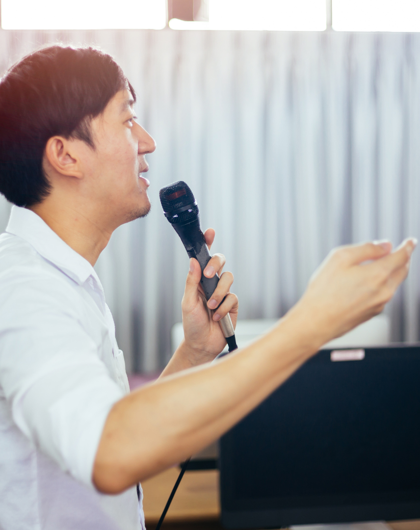 Man preaching or Teaching - Bachelor of Arts